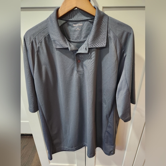 Sport-Tek Gray Performance Polo Shirt NWOT - Picture 2 of 8